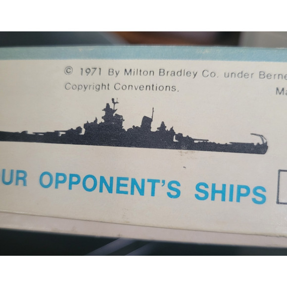 VINTAGE 1971 Battleship Game by Milton Bradley GUC - Picture 10 of 11